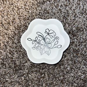 floral ring dish